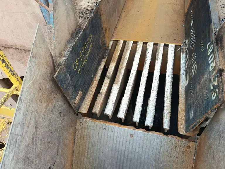 Inspeção de equipamento industrial